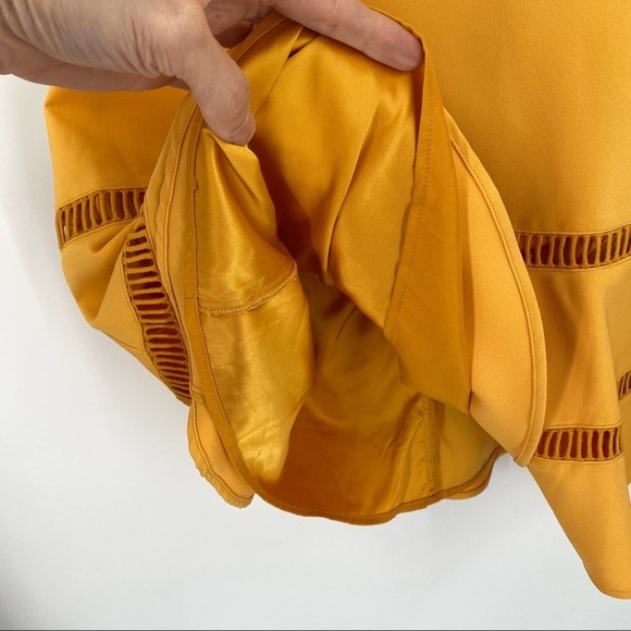NEW Finders Keepers Tangerine Cut Out Dress - Picture 7 of 11